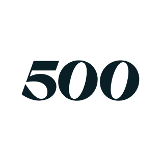500 Global logo in dark blue